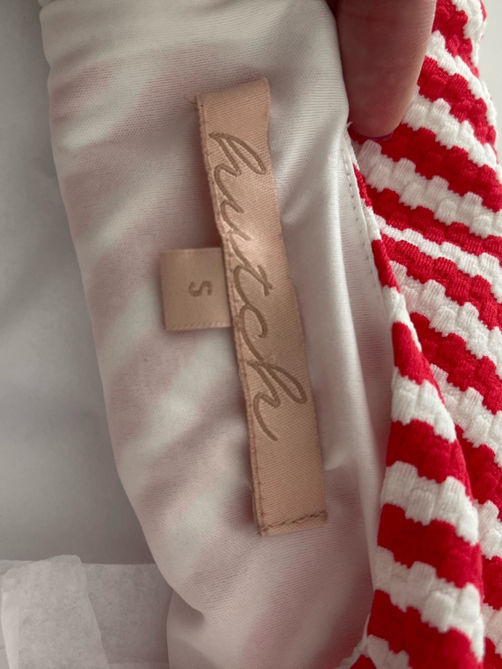 Hutch Red and White Striped Tie-Waist Romper - Picture 3 of 3